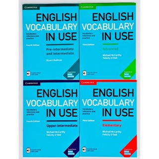 Sách - English Vocabulary In Use - bộ 4 cuốn bản màu có file nghe, bán lẻ quyển