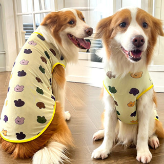 Quần Áo Cho Chó Lớn Hoạt Hình Dễ Thương In Hình Goldendoodle Corgi Vừa Lớn Chó Vest Mùa Hè Mỏng Quần Áo Thú Cưng Áo Vest Thoáng Khí Cho Thú Cưng