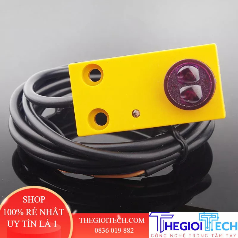 Công tắc quang điện cảm ứng hồng ngoại E3F-DS30F1/cảm biến phản xạ khuếch tán NPN Mở/Đóng bình thường ba dòng - PNP Normal Open