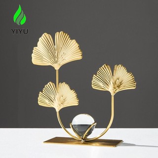 YIYU trang trí bóng, Đồ trang trí bóng lá sang trọng nhẹ nhàng, Nghệ thuật sắt Bắc Âu sáng tạo Đồ trang trí lá phong Văn phòng