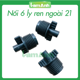 Gói 100 cái nối lỗ 6 ly ren ngoài 21 - lam anh