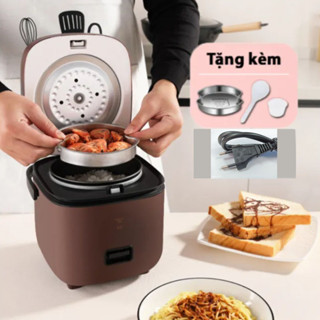Nồi Cơm Điện Mini Đa Năng JIASHI, Nồi Cơm Điện Thông Minh Có Nhiều Chế Độ Nấu Cơm, Nấu Cháo, Súp