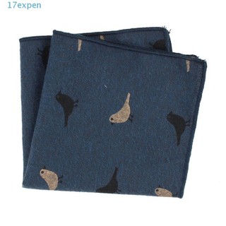 Khăn Tay Vải Cotton Thêu Họa Tiết Phong Cách Vintage Cho Nam