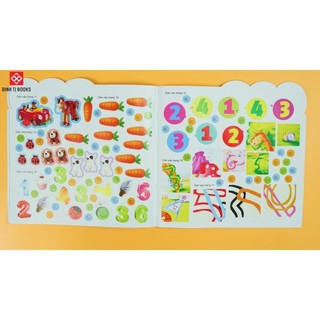Sách - 200 Miếng Bóc Dán Thông Minh - 12 chủ đề lựa chọn - Dành cho trẻ từ 2-6 tuổi