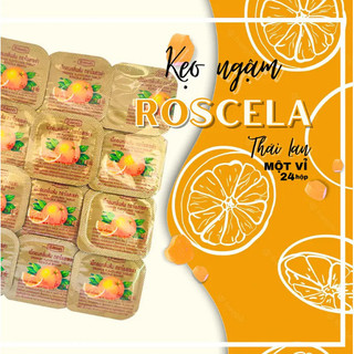 Lốc 24 hộp kẹo vitamin c trái tim roscela cam của thái lan, kẹo c cam tuổi thơ