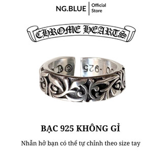  Nhẫn chrome heart nam nữ mạ bạc 925 không gỉ đẹp chorme heart cromheart hearts freesize đôi phụ kiện trang sức y2k 