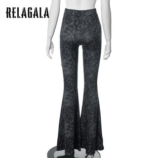 RelaGala Nữ Thời Trang Mới Ôm Eo Cao Bụng loe Quần