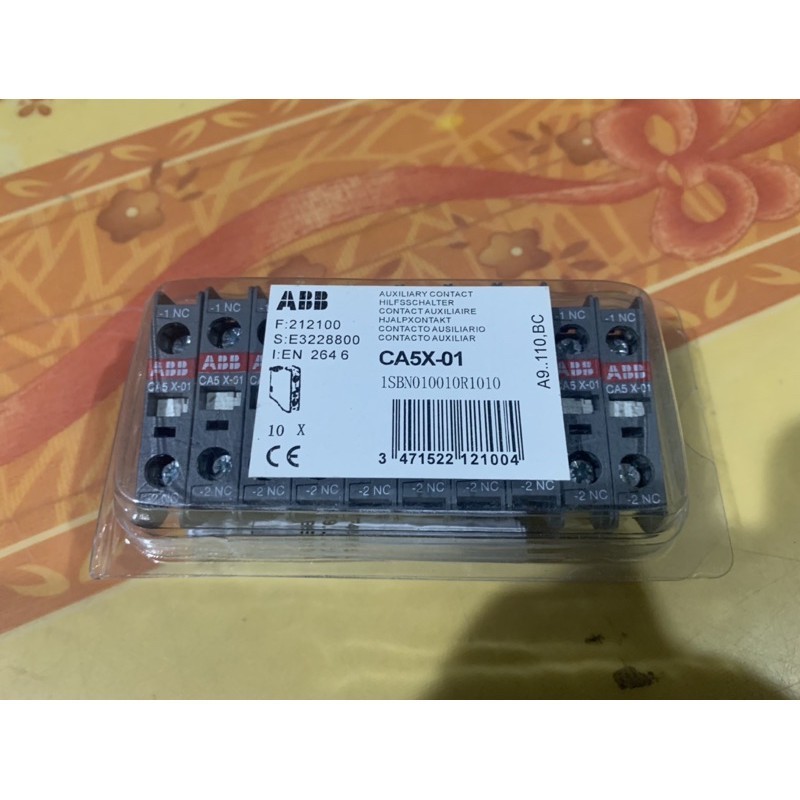 Tiếp điểm phụ ABB CA5X-10, CA5X-01 (giá 1 cái tiếp điểm)