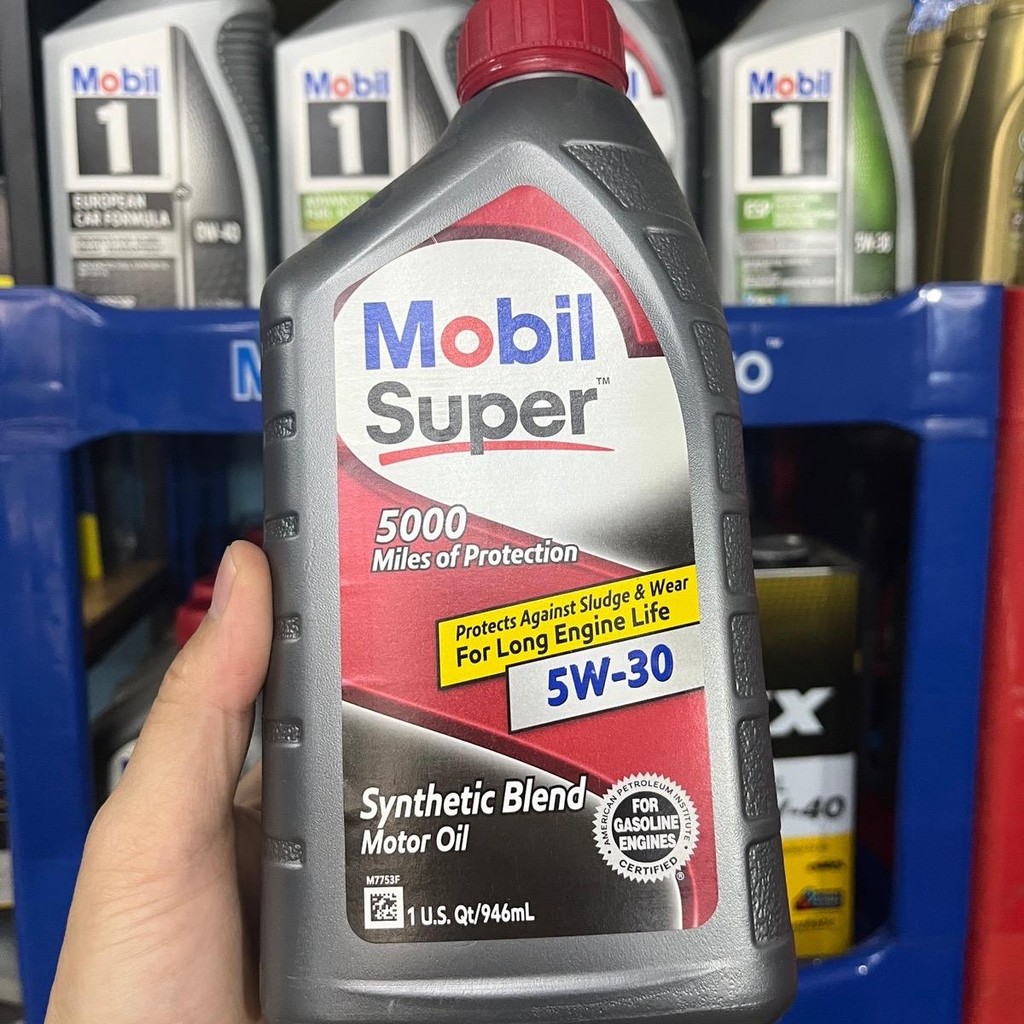 Dầu Nhớt Ô Tô Mobil Super 5W30 1 Lít - Bảo Vệ Động Cơ Tuyệt Đối