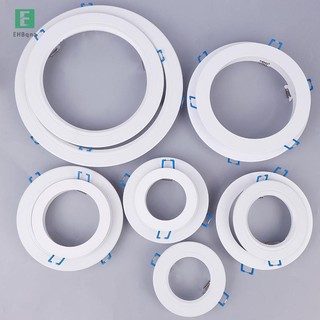 Ehbqna LED Downlight Spotlight Chân Đế Đèn Đứng Adapter Đèn Bóng Nhẫn Lỗ Phóng To Khung Ngoài Trắng Cắt Ra Vòng Tròn Phương Tiện Mới