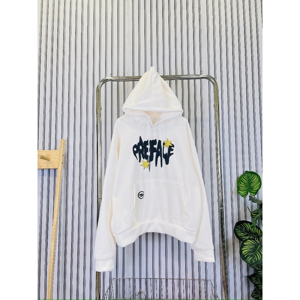Áo Khoác Nỉ In Nổi Mặt Trước Mặt Sau Hình Ngôi Sao SSSTORE HLM FASHION