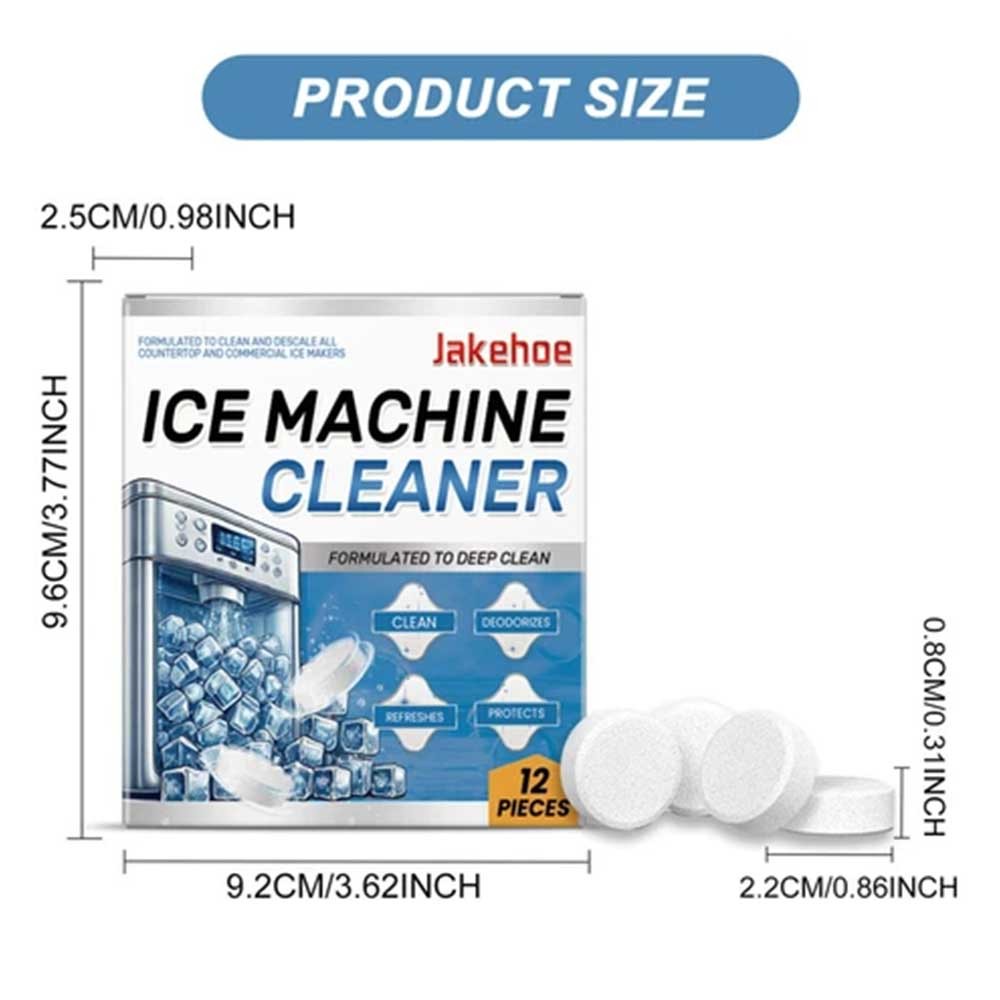 Ice Machine Descaling Agent Ice Maker Tablets Powerful Ice Machine Cleaner Tablets Eco-friendly Effe