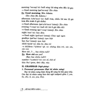 Sách - Sổ Tay Tiếng Anh - Lớp 6