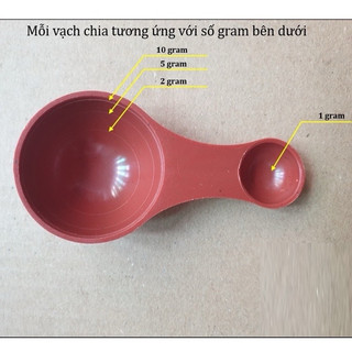 Thìa, muỗng đong chia đo lường phân bón rất tiện