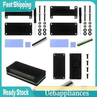 Dành cho raspberry pi zero 2w vỏ nhôm bộ vỏ làm mát có đầu pin
