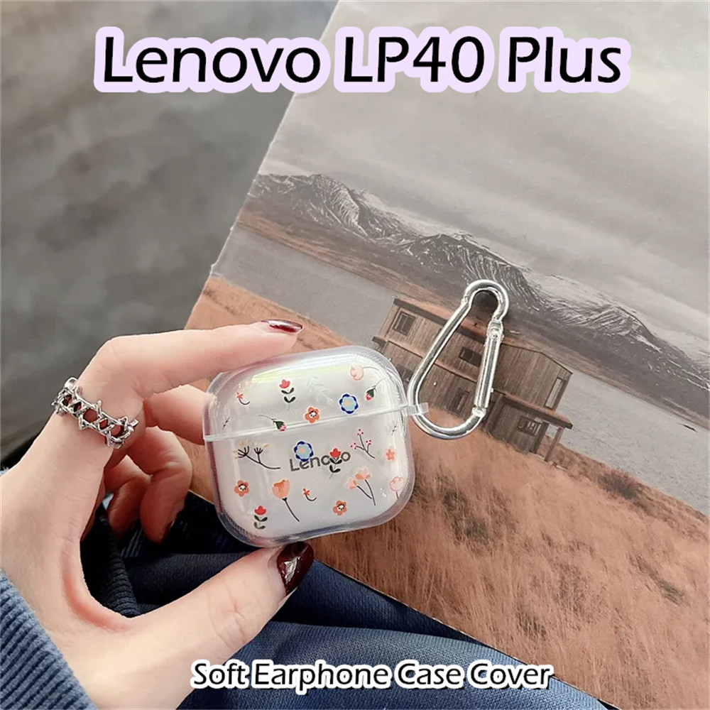 [Ốp lưng tại nhà] Dành cho Ốp lưng Lenovo LP40 Plus họa tiết hoạt hình thú vị Vỏ tai nghe silicon mề