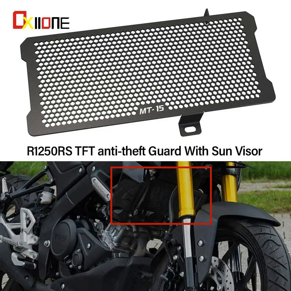 Phụ Kiện Xe Máy Mới Tản Nhiệt Lưới Tản Nhiệt Bảo Vệ Bao Da Cho Yamaha M-SLAZ 150 MSLAZ 150 MT15 MT-1