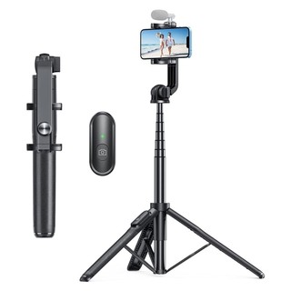Chân máy Selfie Stick với Bluetooth từ xa Giá đỡ chân máy điện thoại di động di động nhẹ có thể mở rộng để ghi Video du lịch Vlog