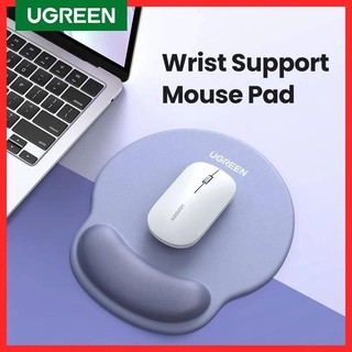 Ugreen Mouse Pad Hỗ trợ cổ tay Bàn di chuột tiện dụng Chống trượt Memory Foam cho văn phòng tại nhà Máy tính PC Bàn vải Mousepad