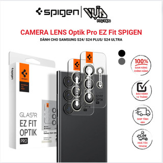  Lens Camera Spigen GLAS.TR EZ FIT OPTIK PRO Cho Samsung Galaxy S24/S24 Plus/S24 Ultra