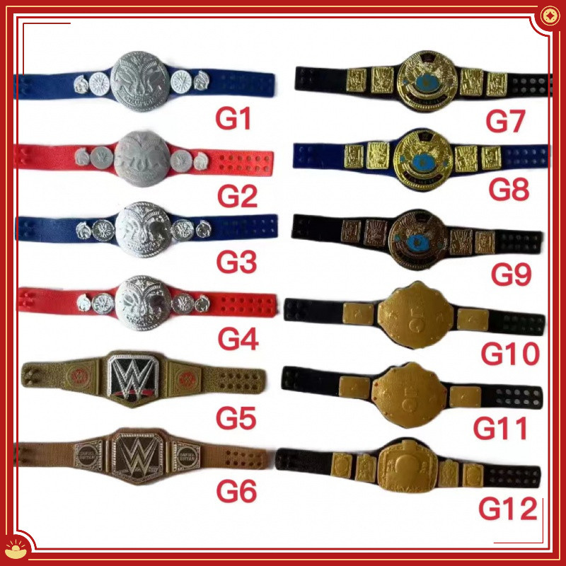 Thắt lưng búp bê Wwe Wrestler 6-7 inch Phụ kiện đai vô địch Wrestler