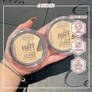 Phấn phủ dạng nén catrice all matt plus shine 10g