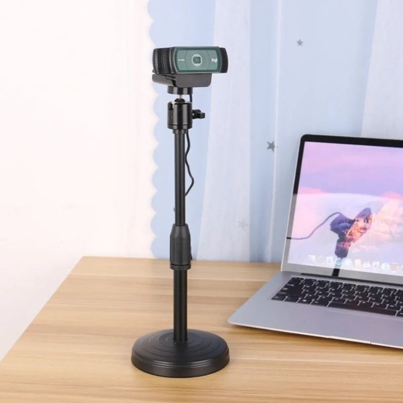 Giá đỡ máy ảnh máy tính Thích hợp cho Logitech C920 / C930e Máy tính để bàn trong nhà Giá đỡ nâng sàn đa năng