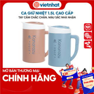 Ca giữ nhiệt đựng nước tiện lợi Việt Nhật C6101 Nhựa Việt Nhật Shop