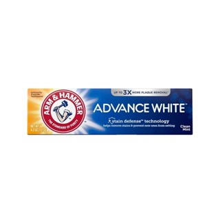 Kem đánh răng giúp trắng răng Arm & Hammer Advance White Toothpaste Clean Mint Flavor Stain Defense Technology 170g (Mỹ)
