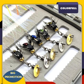 [Colorfull01.vn] 5 Móc ruồi Ruồi Mồi côn trùng Mồi côn trùng tự nhiên cho nước ngọt Nước mặn