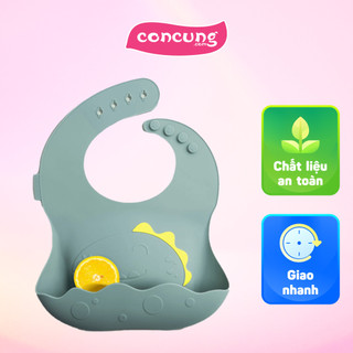 Yếm ăn dặm silicone Bebear