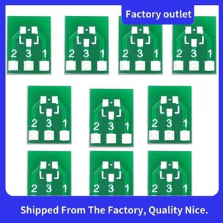 100 Chiếc SOT23 SOT23-3 Biến SIP3 Hai Mặt SMD Chuyển Sang DIP Adapter Tấm Chuyển Đổi SOT SIP IC Ổ Cắm PCB Ban DIY Kit
