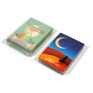 Moonology Messages Tarot 48Pcs Clear Printed Tarot Cards Oracle Deck