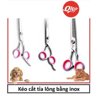 Orgo - Kéo cắt tỉa lông chó mèo bằng inox 6inch kéo cắt lông thú cưng
