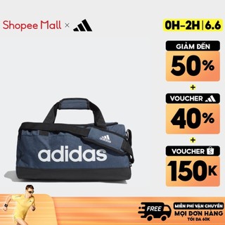  adidas Phong cách sống Túi Duffel Logo Essentials Siêu Nhỏ Unisex Màu xanh da trời GN2035