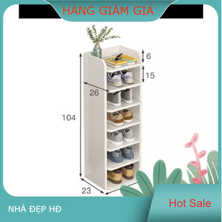 (HỎA TỐC) kệ giày dép, kệ để giày tiện dụng 7 TẦNG TRẮNG