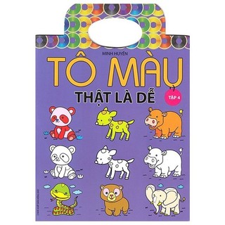 Sách - tô màu thật là dễ - tập 4