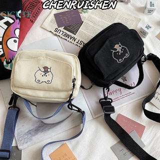 Chenruisen Gjcute Đeo Túi Đeo Vai Mini canvas In Hình Hoạt Hình Dễ Thương Hoạt Hình Thời Trang Dành Cho Nữ wtd