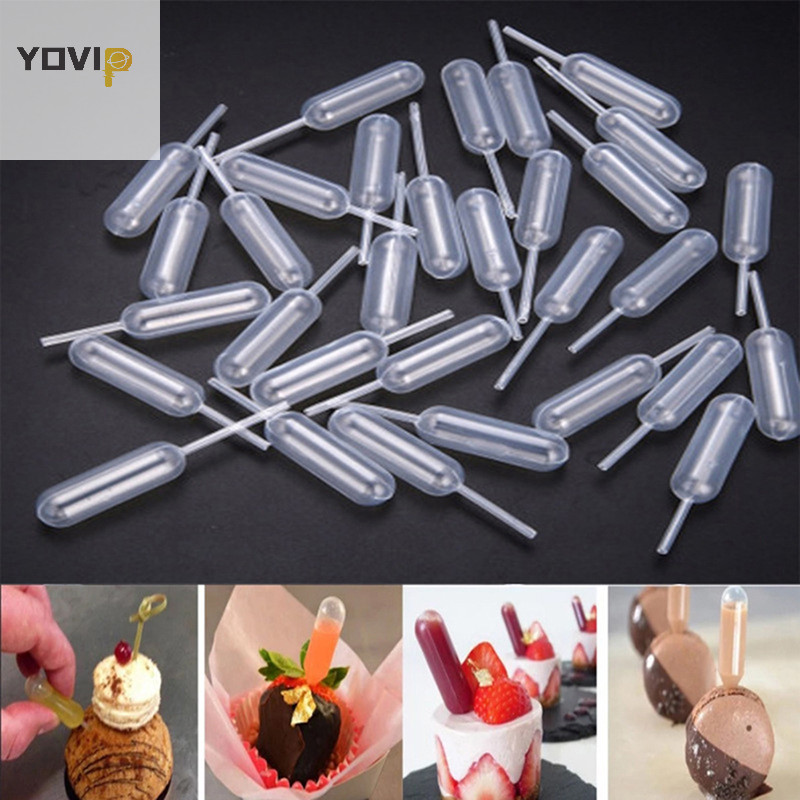 Yovip 50 4ml Nhựa Bóp Pipet Nhỏ Giọt Dùng Một Lần Pipet VN