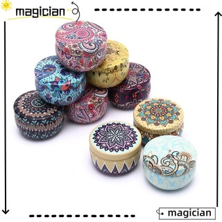Hộp đựng trà MAG, Hộp thiếc hoa cổ điển, Hộp đựng nến thơm 4oz thời trang