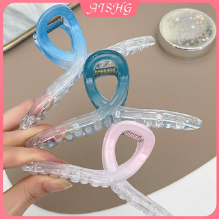 AISHG 13cm Nhựa Chuyển Đổi Kẹp Tóc Cho Nữ Cá Mập Kẹp Phụ Kiện Tóc Thời Trang