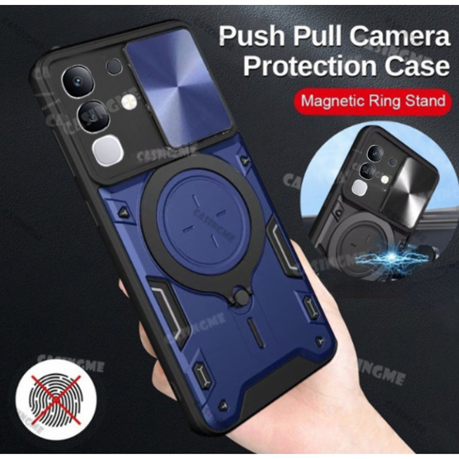 Dành Cho Vivo Y29 4G 2025 Giáp Chống Sốc Đẩy Kéo Camera Bảo Vệ Vỏ Cho Vivo Y29 4G VivoY29 Y29 Y39 29