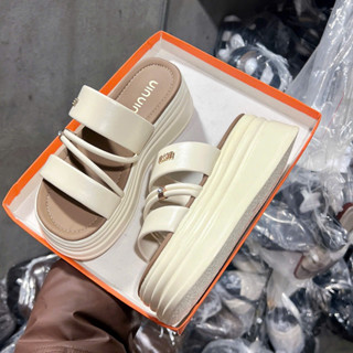 DÉP NỮ ĐẾ XUỒNG CAO 6cm 2 quai to 2 quai nhỏ xinh đế peu mang nhẹ khóa chữ ( mã 4 quai)