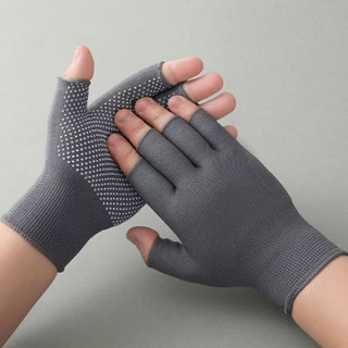 Đi xe Găng tay chống nắng Găng tay nylon tiếp xúc với ngón tay Chọn găng tay che nắng thoáng khí