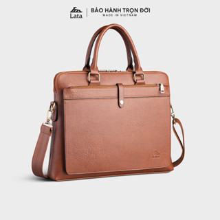 Cặp Công Sở Lata (Thời trang nam basic đựng laptop 14 inch - Cặp da CA37)