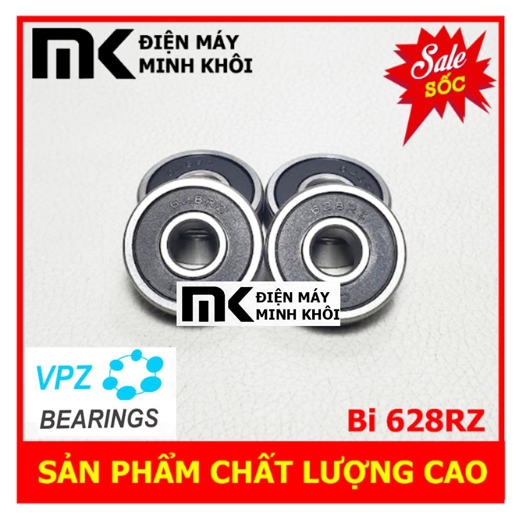 Bạc đạn - Vòng bi 628RZ - VPZ chính hãng cho động cơ, mô tơ...