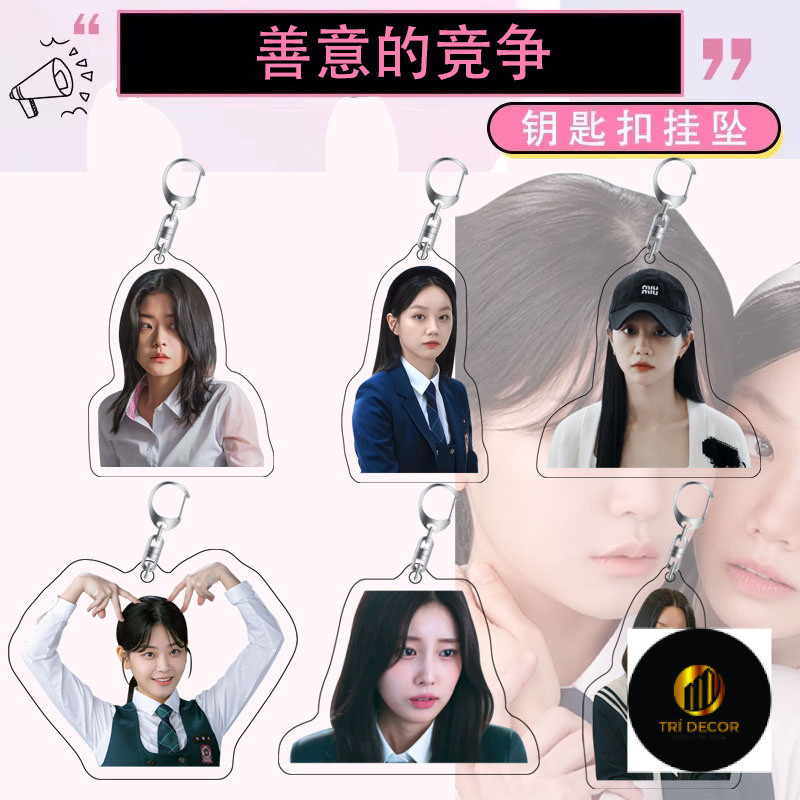 Friendly Rivalry Lee Hyeri Chung Su bin Kang Hye Won Jaeseulgi YoungJae Mặt Dây chuyền cặp sách m
