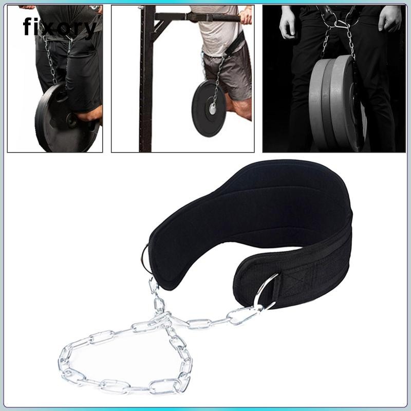 Fixory Dip Belt Chuỗi nâng tạ Xây dựng cơ thể Hỗ trợ có thể điều chỉnh Huấn luyện Tr