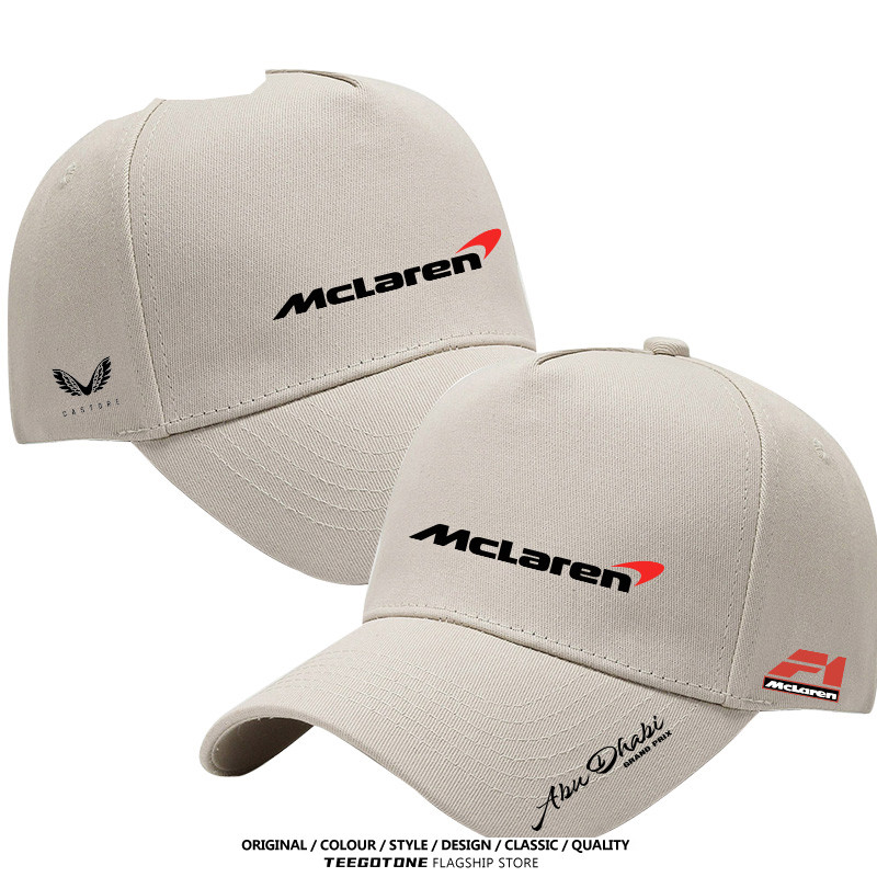 Mũ bóng chày nam nữ thiết kế logo xe McLaren ARTURA, phù hợp cho các fan yêu công thức một đua xe