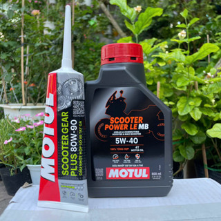   Mẫu Mới  Nhớt Motul Xe Tay Ga Scooter Power LE 5W40+ Nhớt Lap Nhớt Hộp Số Motul 120ml Chính Hãng Cao Cấp 